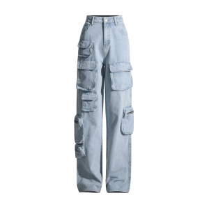 Straight Cargo Jeans