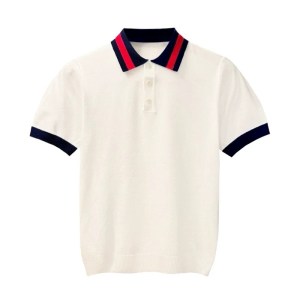 Striped Collar T-Shirt