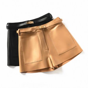 Gold Belt Shorts