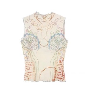 Ocean Printed Vest