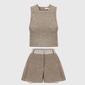 Ladies Crocheted Set