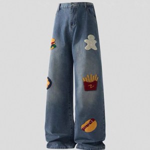 Men's Patchwork Jeans