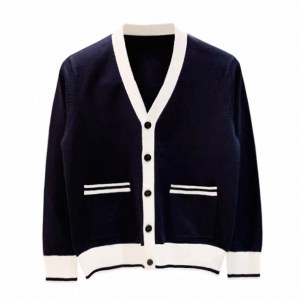 Striped Knitted Cardigan