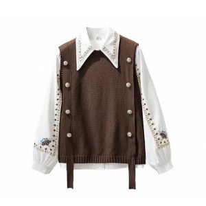 Shirt Sweater Set