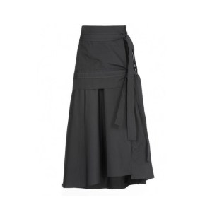 Tie-up Midi Skirt
