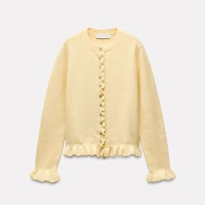 Ruffles Knitted Jersey