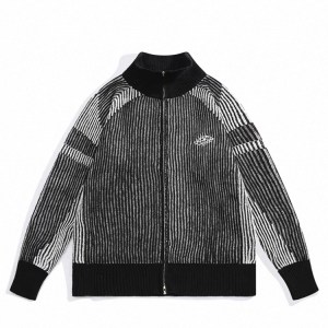 Striped Turtleneck Sweater