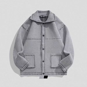 Traced Knitted Jacket