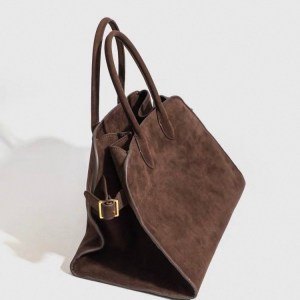 Suede Tote Bag