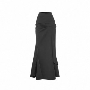 Pleated Midi Skirt