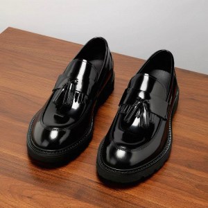 Tassel Leather Loafers