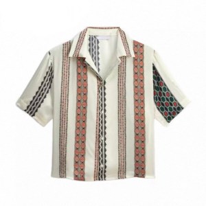 Pattern Stripe Shirt