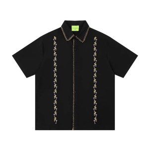 Pattern Embroidered Shirt