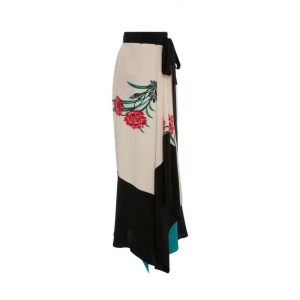 Floral Wrap Skirt