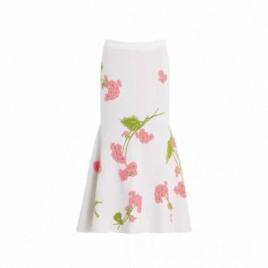 Floral Knitted Skirt