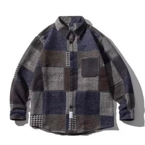 Houndstooth Patch Shirt