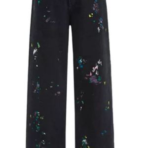 Paint Splatter Jeans